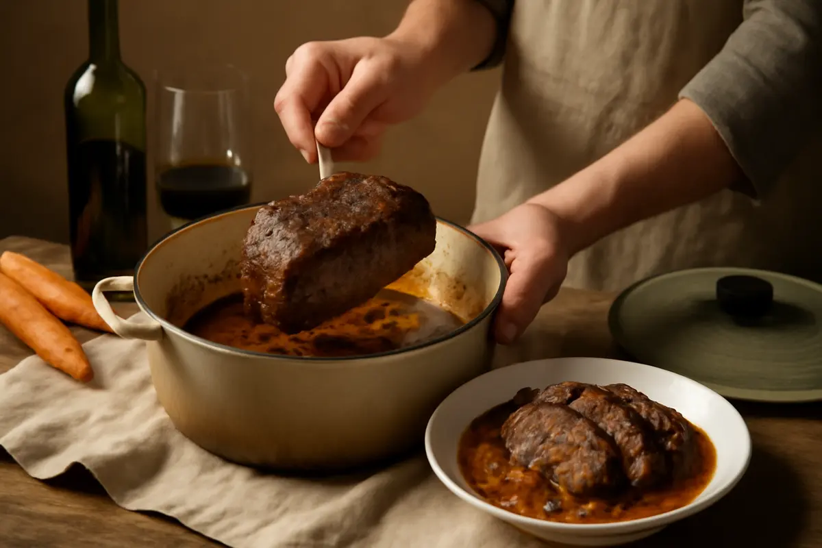 Come cucinare il brasato alla piemontese senza errori: il trucco del riposo poco conosciuto