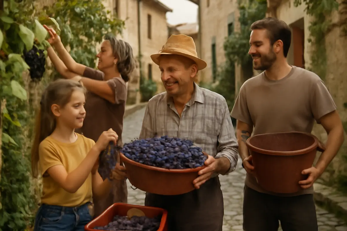 Storie di vendemmie nei borghi italiani: perché ancora oggi uniscono intere generazioni