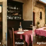 La differenza tra trattoria, osteria e agriturismo: guida pratica per scegliere la tappa ideale