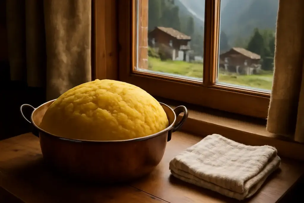 Cos’è il segreto della polenta perfetta delle osterie di montagna? Il riposo che la trasforma