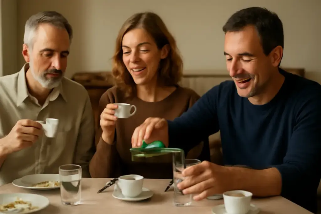 L’usanza dell’ammazzacaffè a fine pasto: il vero motivo dietro questo tradizionale gesto conviviale