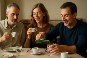 L’usanza dell’ammazzacaffè a fine pasto: il vero motivo dietro questo tradizionale gesto conviviale